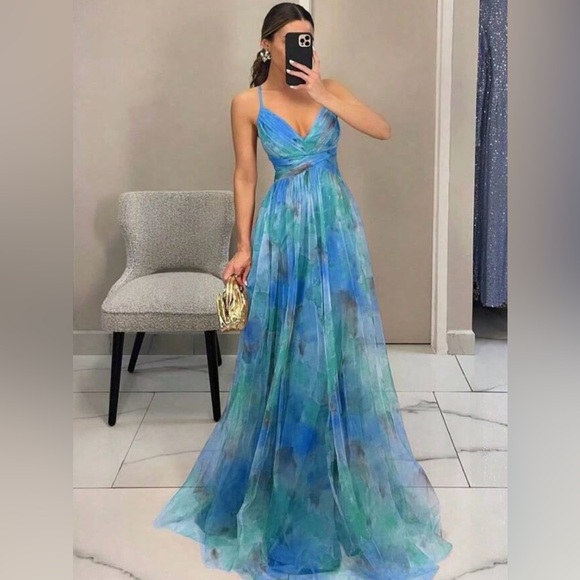 Helena™ - Elegant Floral Maxi Dress